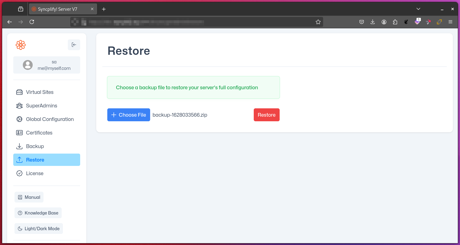 restore