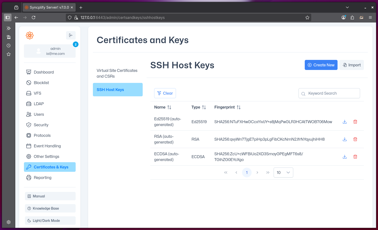 SSH Host Keys