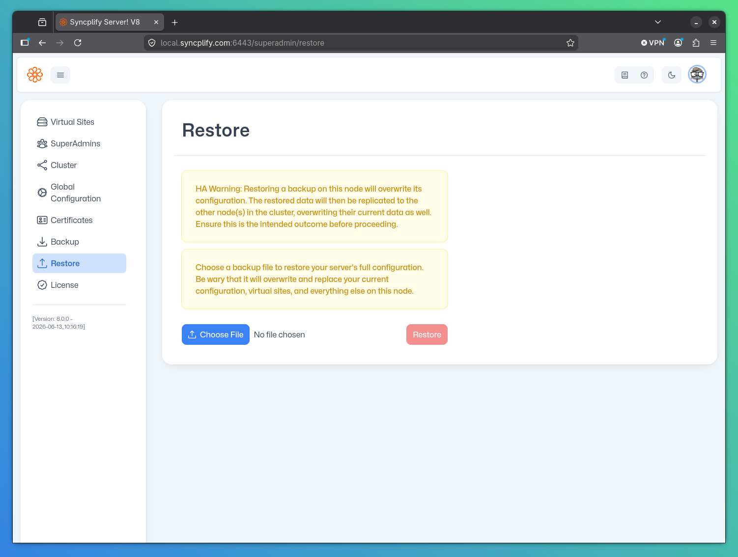 restore